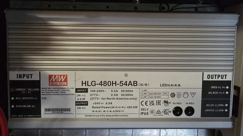 Mean well hlg - well, hlg-480h-54ab